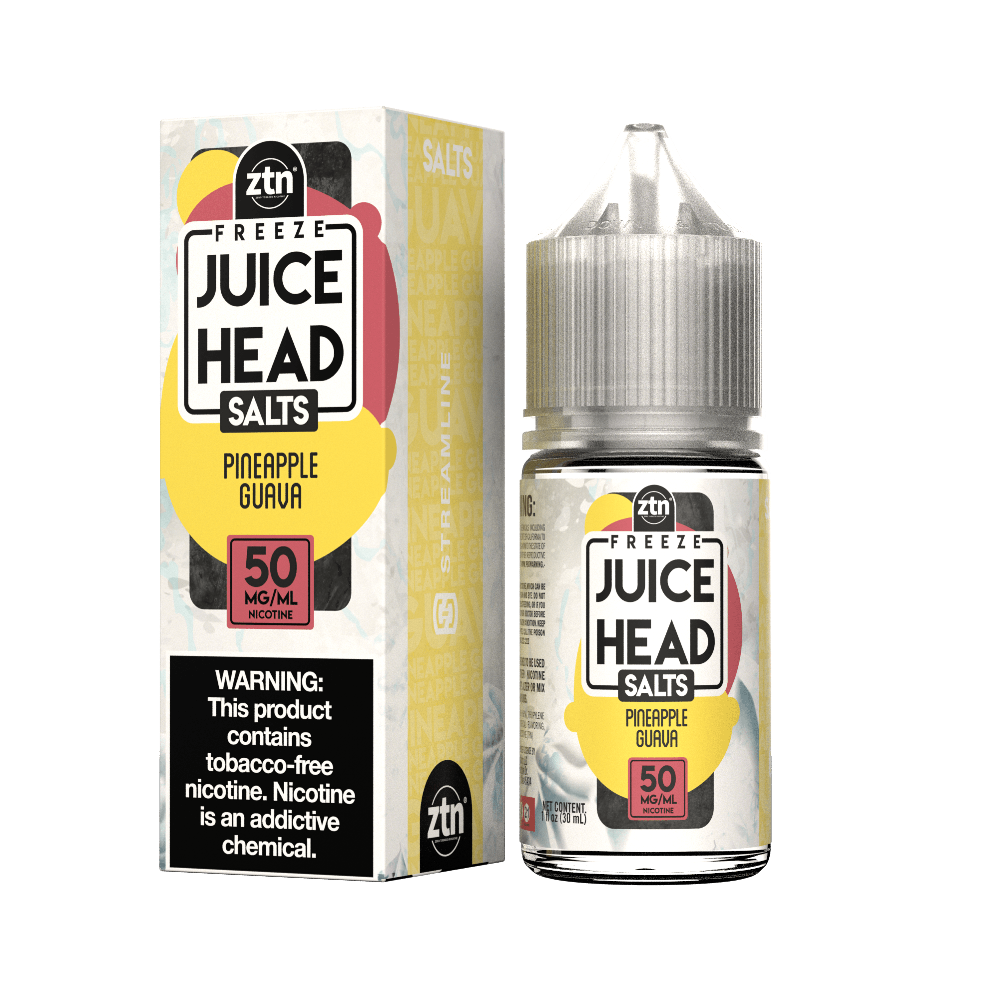 JUICE HEAD ZTN FREEZE SALTS Pineapple Guava