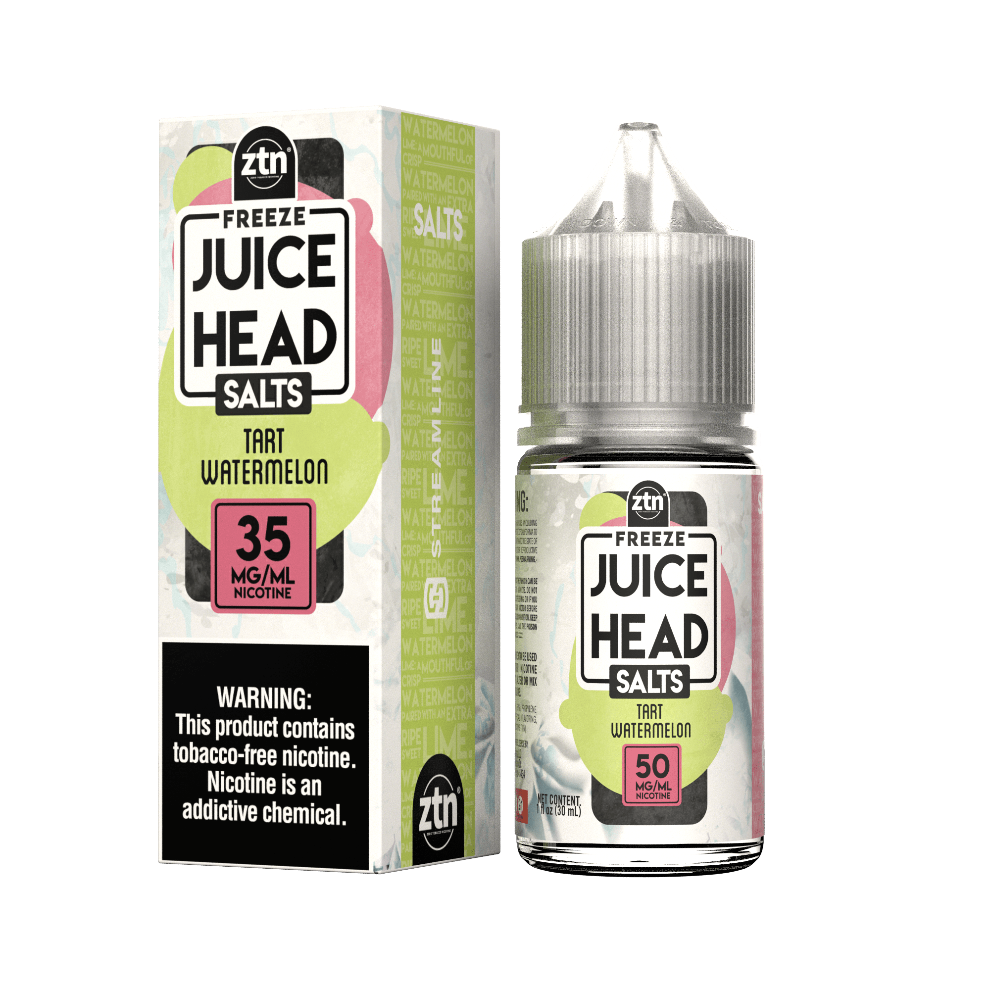 JUICE HEAD ZTN FREEZE SALTS - Tart Watermelon - Juice Head Freeze Salts | juice-head-eliquid.myshopify.com