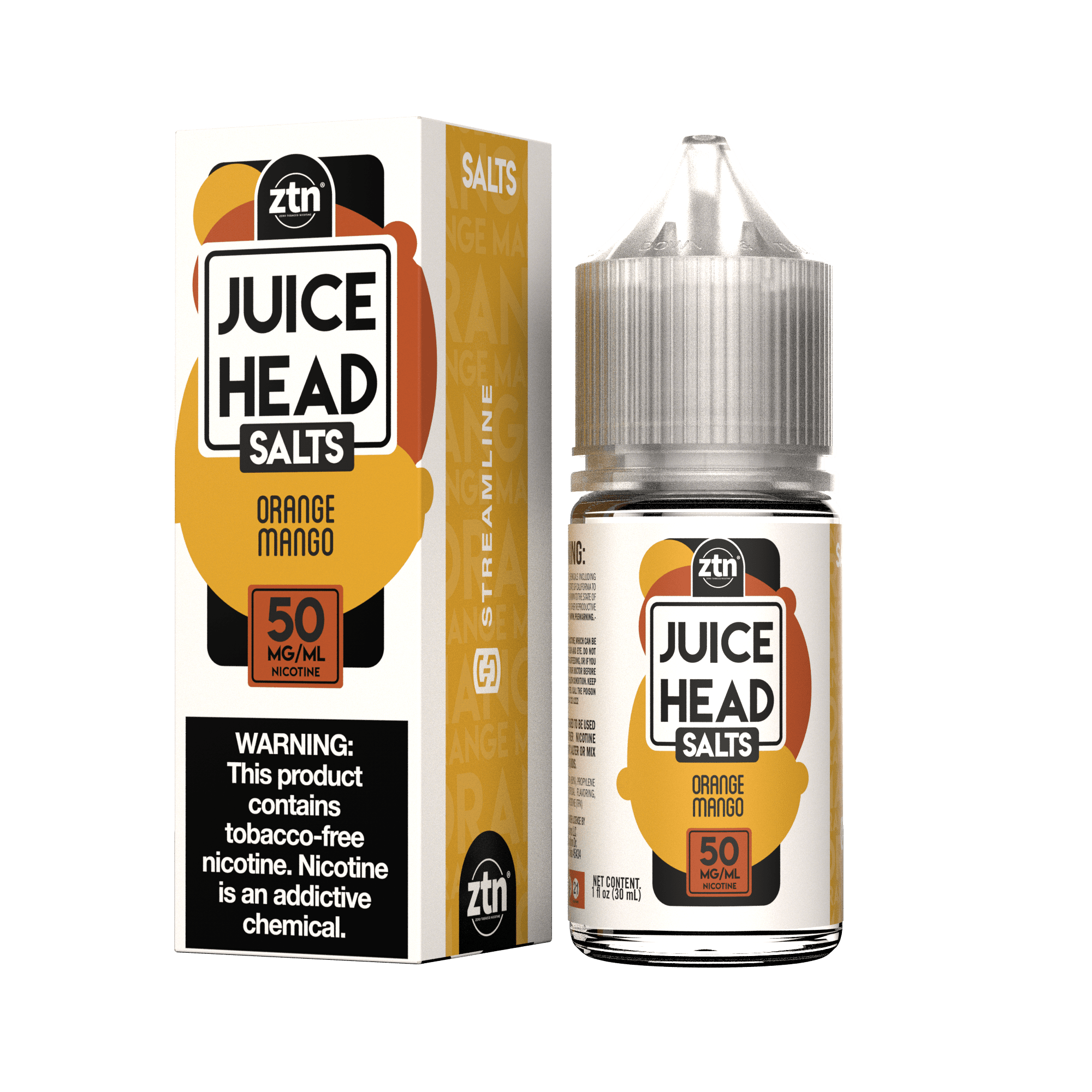 JUICE HEAD ZTN SALTS - Orange Mango 30ML - Juice Head Salts | juice-head-eliquid.myshopify.com