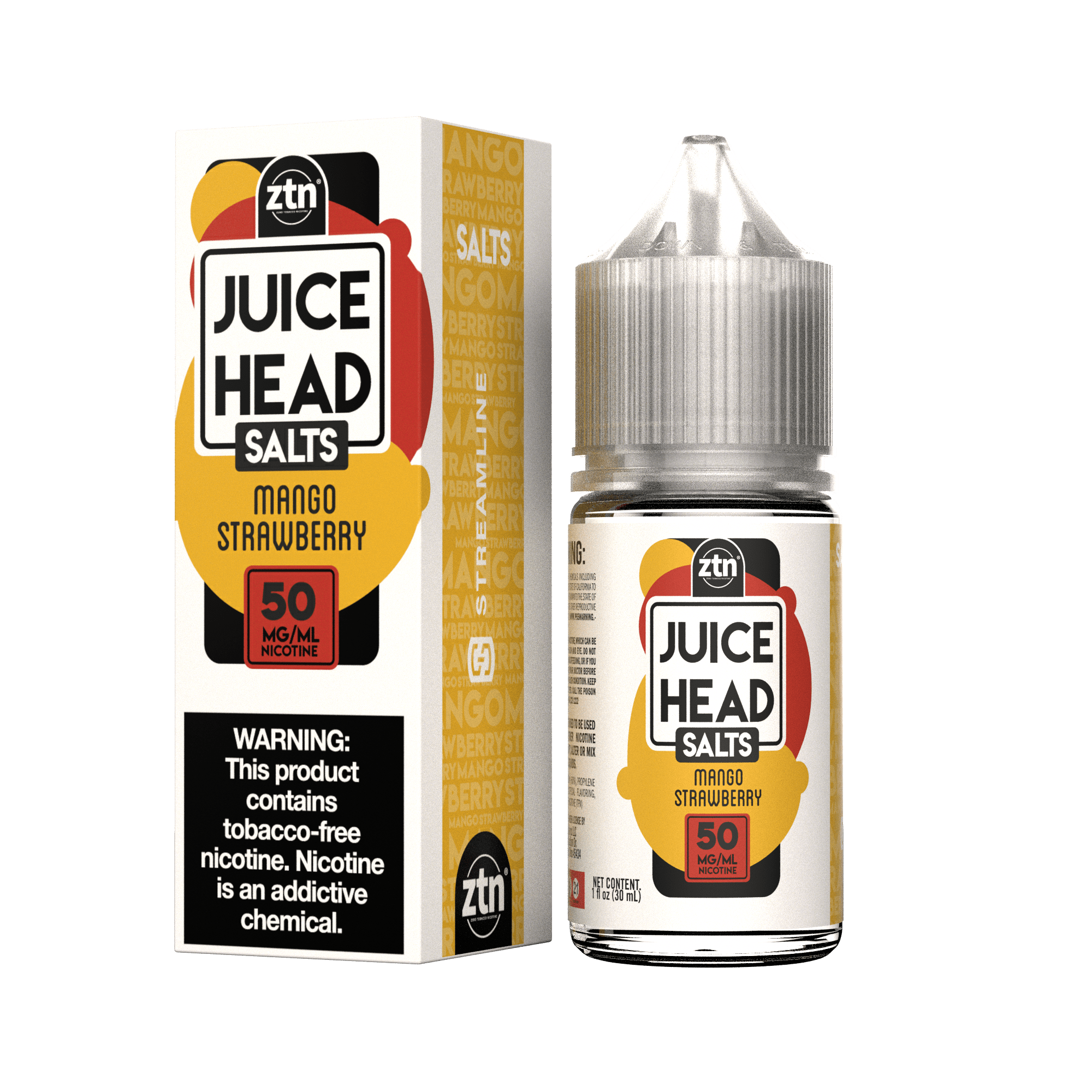 JUICE HEAD ZTN SALTS - Mango Strawberry - Juice Head Salts | juice-head-eliquid.myshopify.com