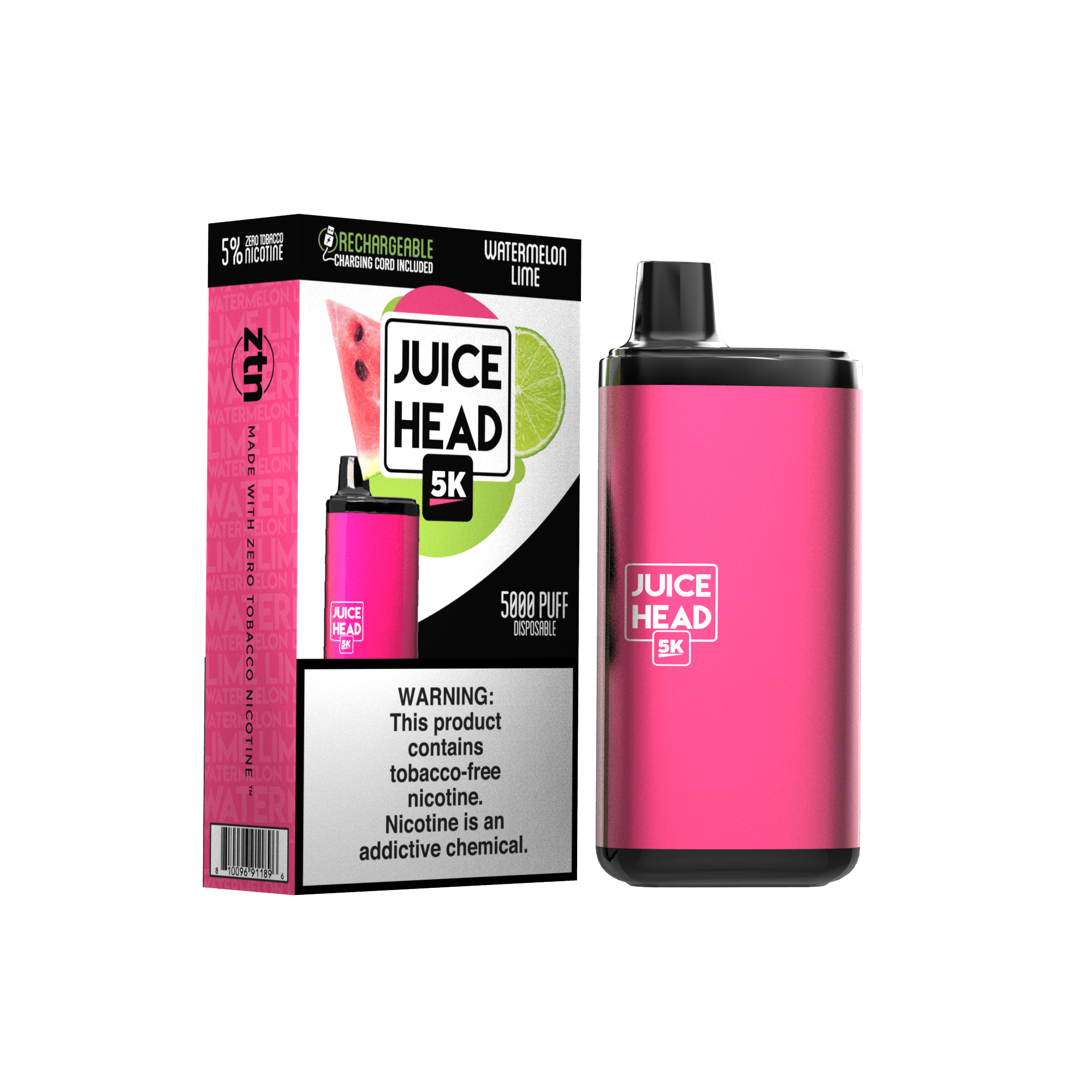 JUICE HEAD 5K - Watermelon Lime - 5K Disposables | juice-head-eliquid.myshopify.com