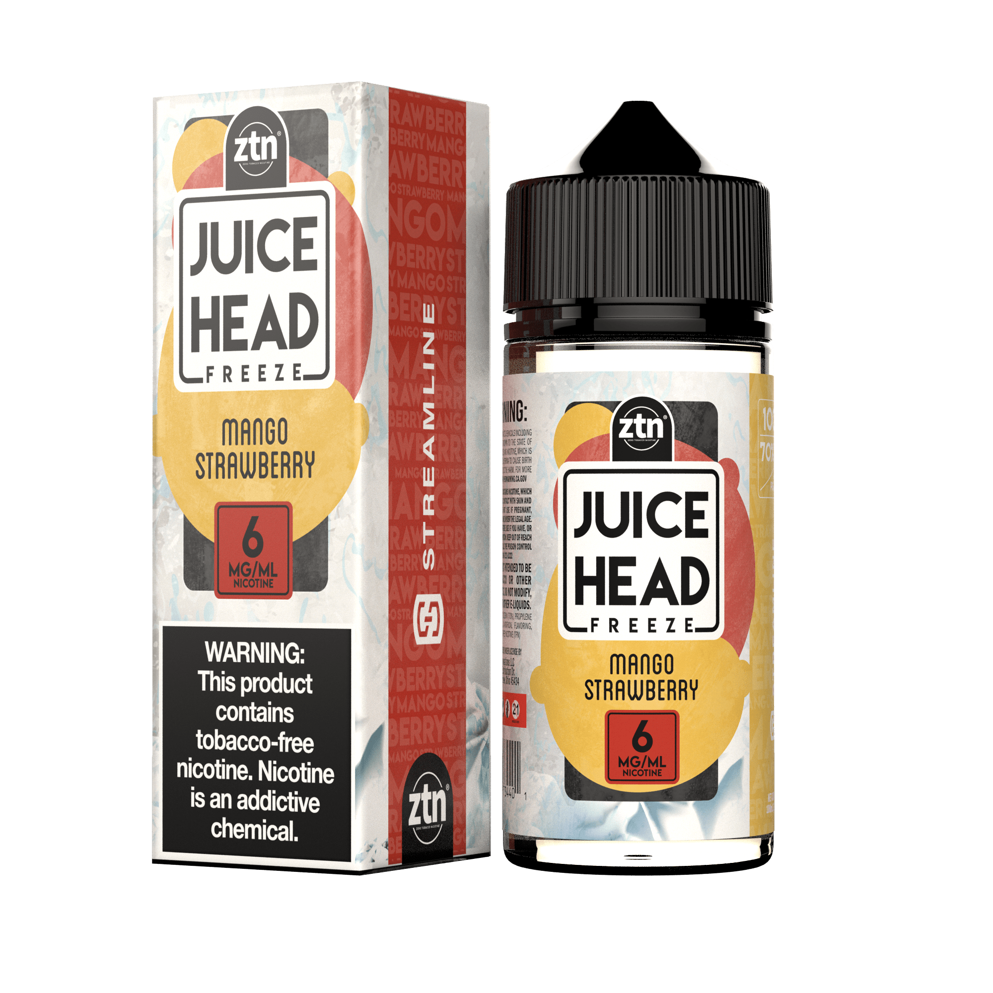 JUICE HEAD ZTN Freeze - Mango Strawberry 100ML - Juice Head Eliquid | juice-head-eliquid.myshopify.com