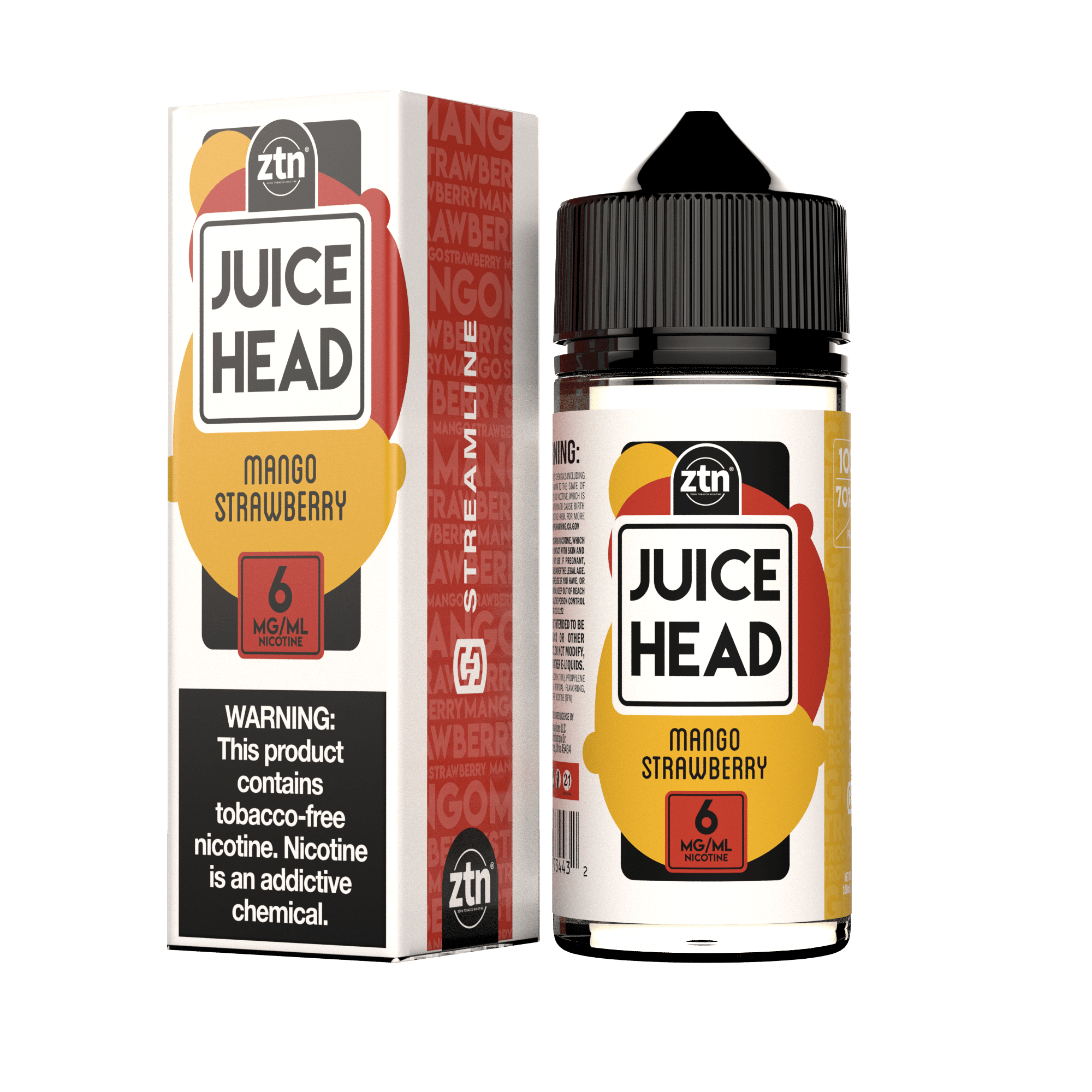 JUICE HEAD ZTN Classics - Mango Strawberry 100ML - Juice Head Eliquid | juice-head-eliquid.myshopify.com
