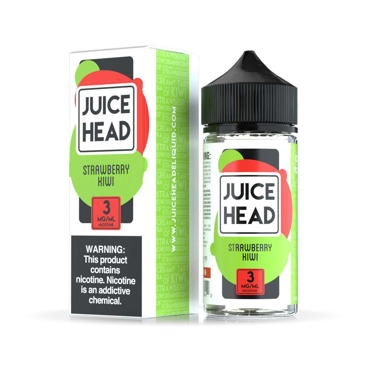 Juice Head - Strawberry Kiwi 100ML - 100ML | juice-head-eliquid.myshopify.com
