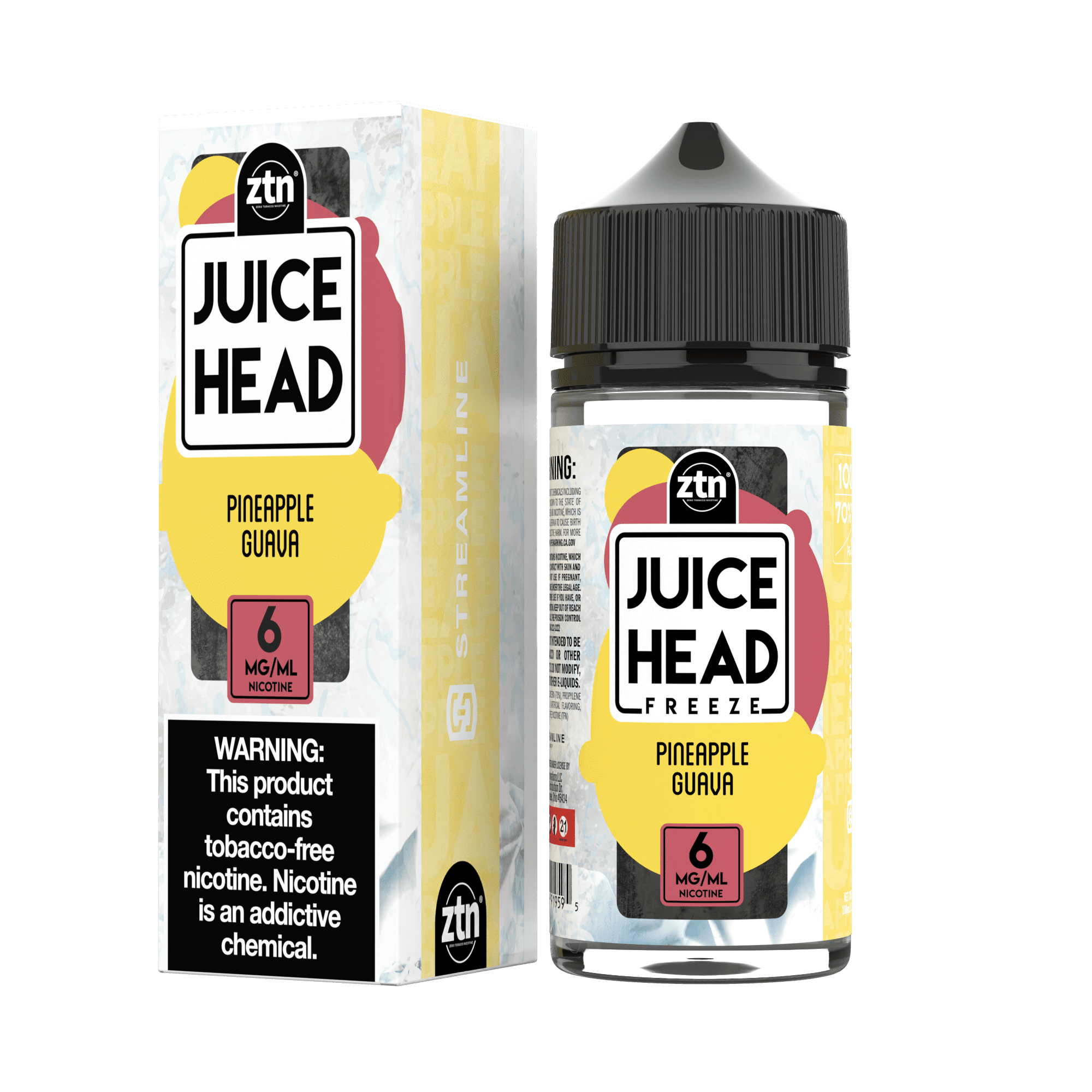 JUICE HEAD ZTN FREEZE - Pineapple Guava 100ML - Juice Head Eliquid | juice-head-eliquid.myshopify.com