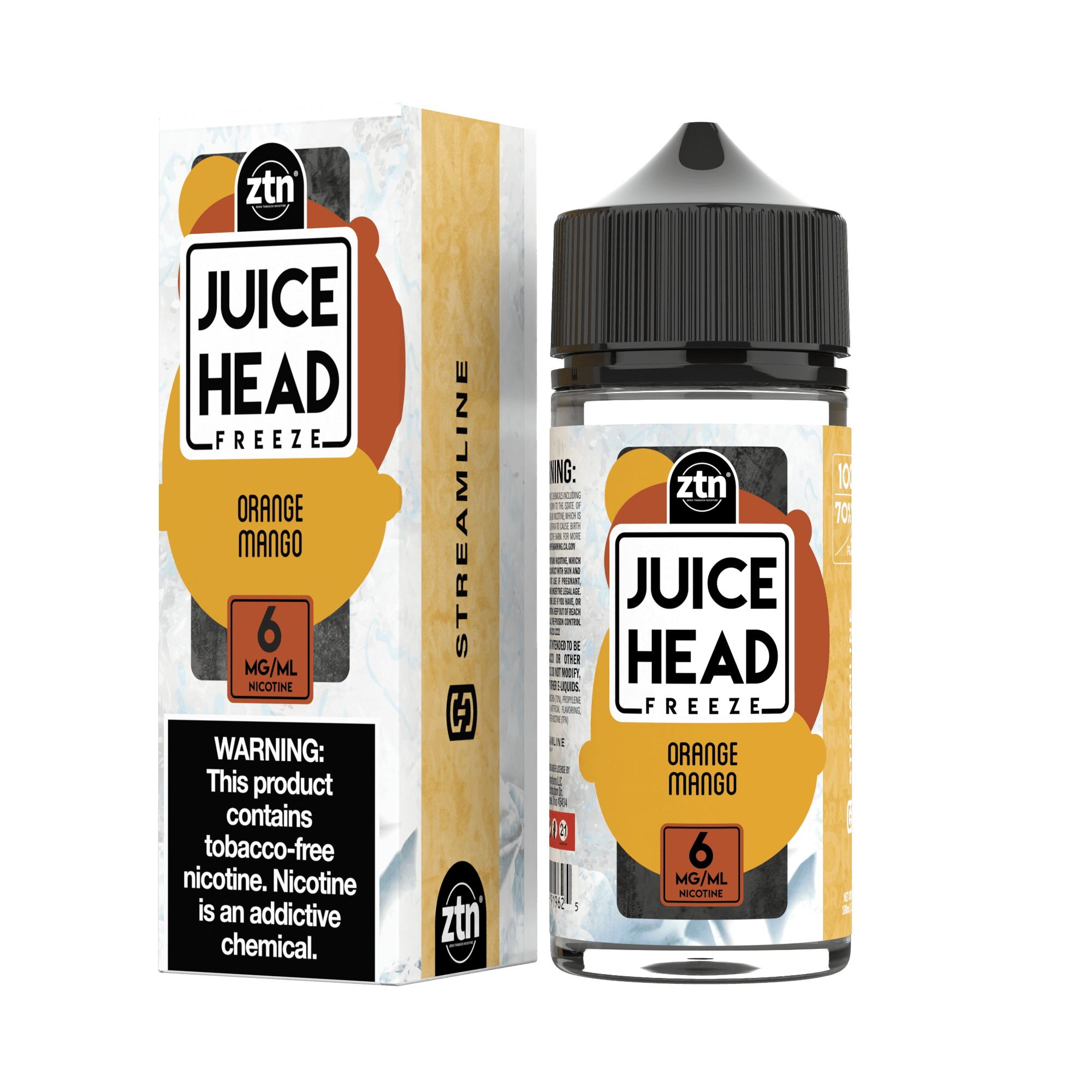 JUICE HEAD ZTN FREEZE - Orange Mango 100ML - Juice Head Eliquid | juice-head-eliquid.myshopify.com