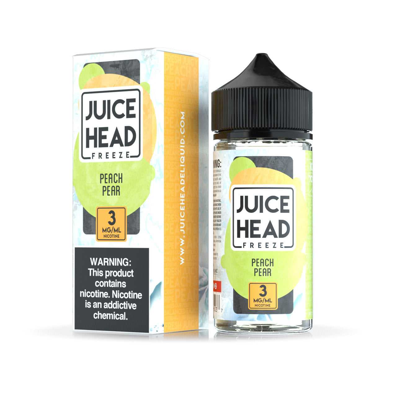 Juice Head Freeze - Peach Pear 100ML - 100ML | juice-head-eliquid.myshopify.com