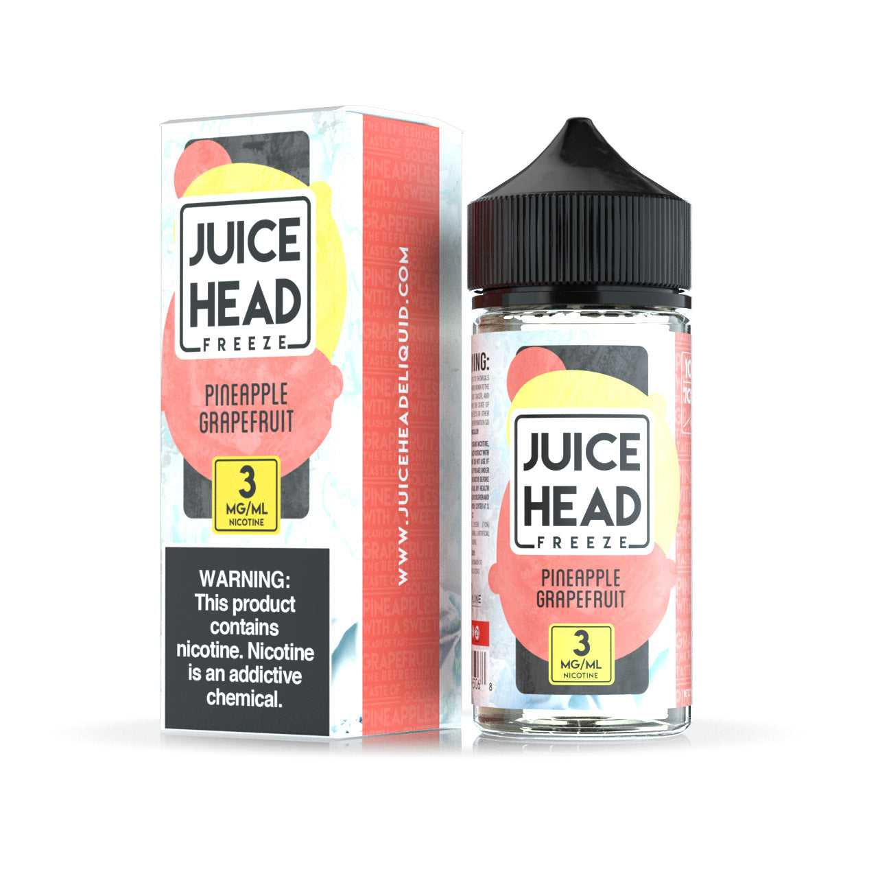 Juice Head Freeze - Pineapple Grapefruit 100ML - 100ML | juice-head-eliquid.myshopify.com