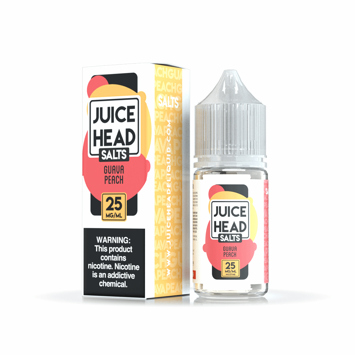 Juice Head SALTS - Guava Peach 30ML - SALTS | juice-head-eliquid.myshopify.com
